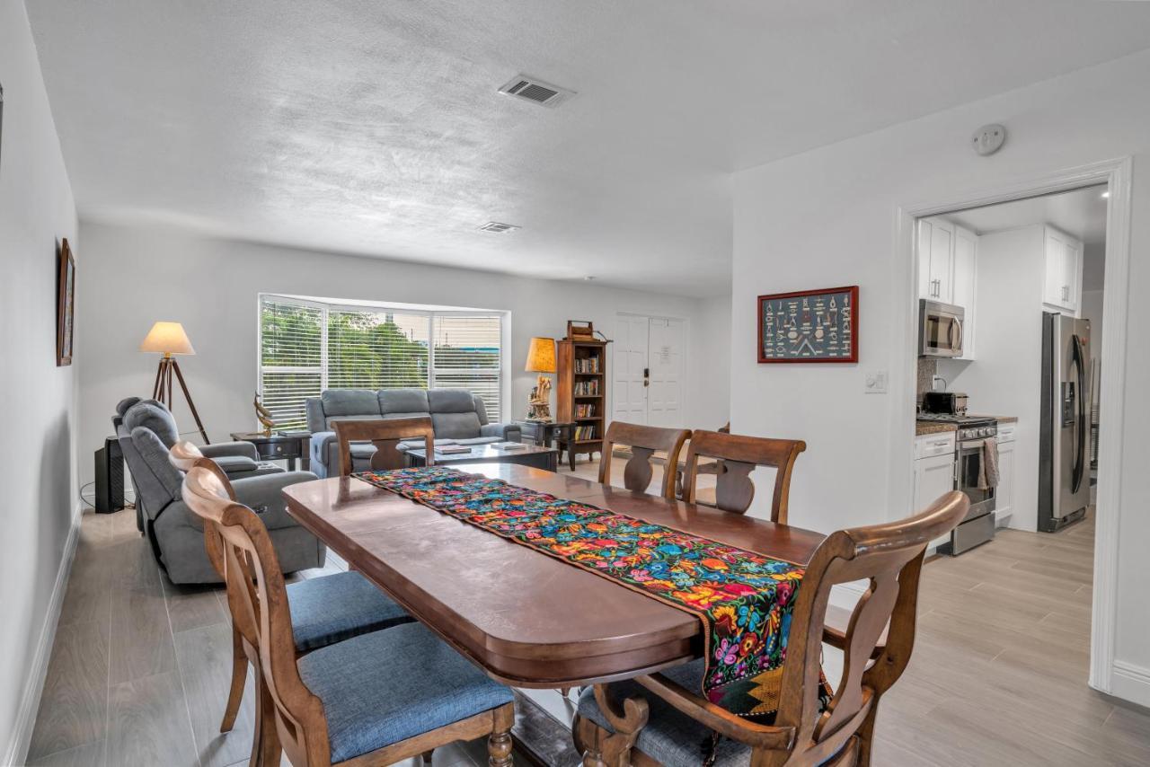 4 Bd Near Beach Spacious Solar Heated Pool Waterfront Home Pompano Beach Exterior foto