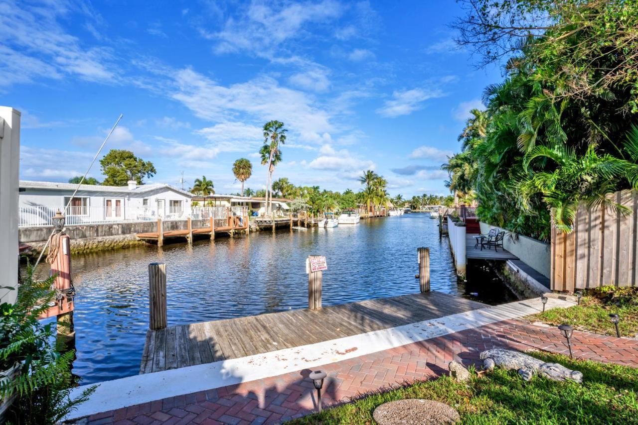 4 Bd Near Beach Spacious Solar Heated Pool Waterfront Home Pompano Beach Exterior foto