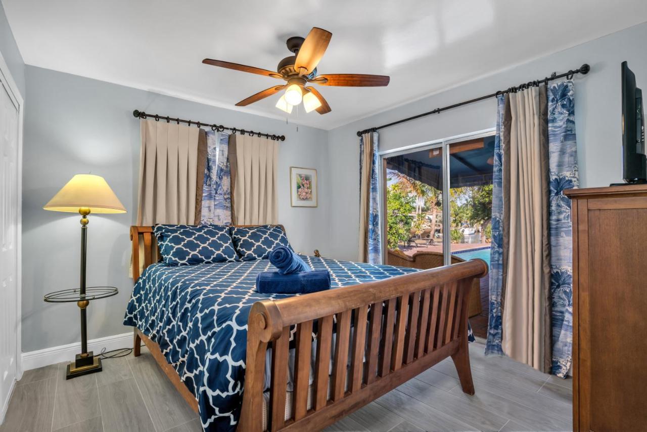 4 Bd Near Beach Spacious Solar Heated Pool Waterfront Home Pompano Beach Exterior foto