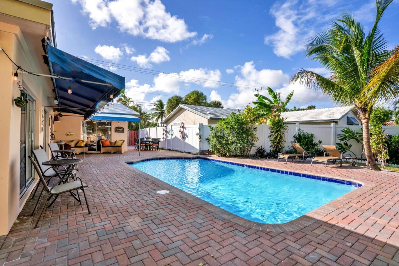 4 Bd Near Beach Spacious Solar Heated Pool Waterfront Home Pompano Beach Exterior foto