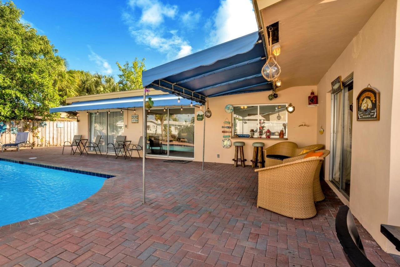 4 Bd Near Beach Spacious Solar Heated Pool Waterfront Home Pompano Beach Exterior foto