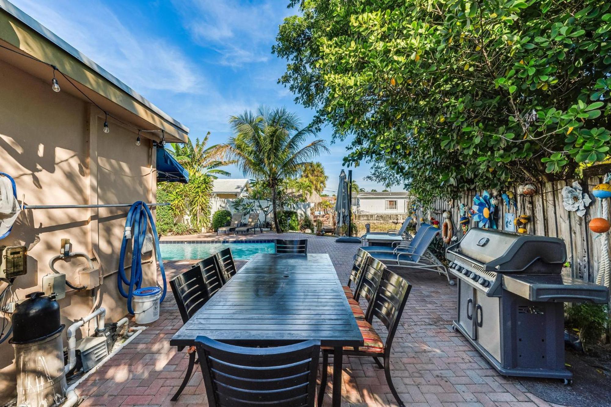 4 Bd Near Beach Spacious Solar Heated Pool Waterfront Home Pompano Beach Exterior foto